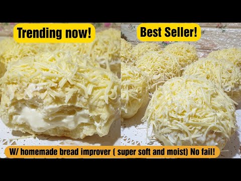 Cream cheese ensayamda W/ homemade bread improver or softener / sponge dough method/no fail|