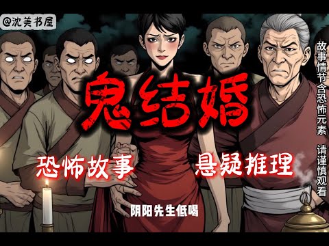 《鬼结婚》完结文20分钟哄睡故事 #沈美书屋#悬疑#悬疑推理#恐怖故事#一口气看完系列#漫画解说