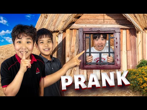 АҒАМДЫ ҚОРАҒА ҚАМАП ҚОЙДЫМ😱 ШОК! ПРАНК!