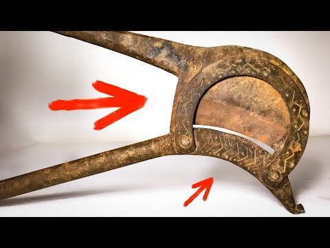 Rusty Antique Iron Betel Nut Cutter - Restoration