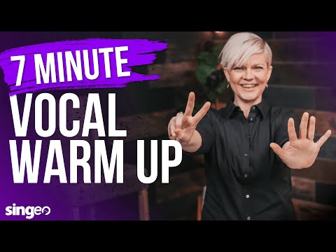 Easy Singing Warm Up  (7 minutes)  🎤