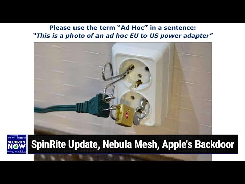 The Mystery of CVE-2023-38606 - SpinRite Update, Nebula Mesh, Apple's Backdoor