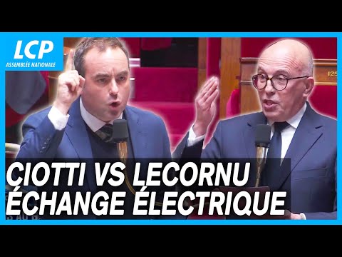 Passe d’armes tendue entre Éric Ciotti et Sébastien Lecornu à l’Assemblée - 25/11/2025
