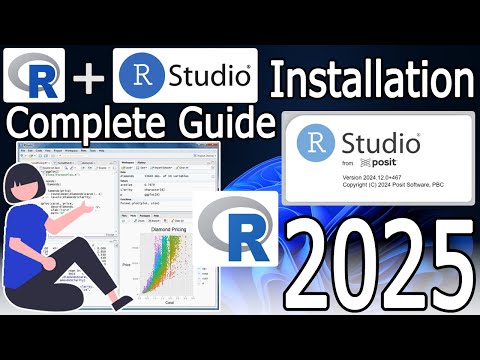 How to Install R and RStudio on Windows 10/11 [ 2025 Update ] Demo R Programming | Complete Guide