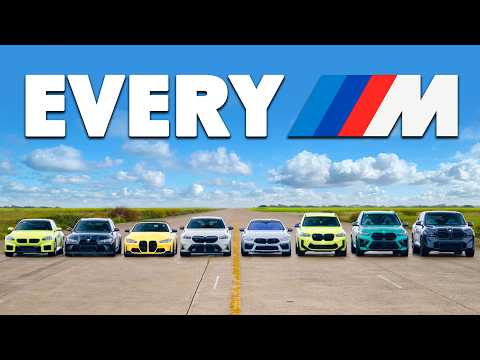 BMW M DRAG RACE: M2, M3, M4, M5, M8, X3M, X5M, XM