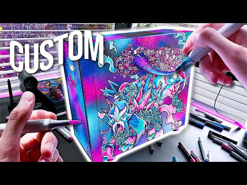 My First CUSTOM Painted PC! 🌊🎨 (iNsAnE)