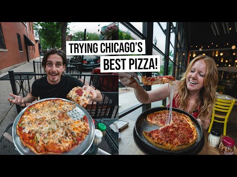 We Tried EVERY Chicago Pizza Style! Deep Dish, Tavern & Stuffed! - WHICH WAS BEST??