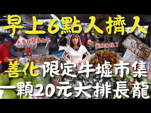 南臺灣最有故事的市集！看似雜亂卻超有溫度！台南善化牛墟實錄：阿公阿嬤全出動、20元文旦大排長龍、廟口炒羊肉吃到崩潰！全台只剩這一個！清晨限定的「市集」到底多狂？｜三歲半