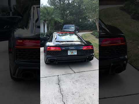 2023 Audi R8 Startup! #v10 #audi #r8 #exhaust