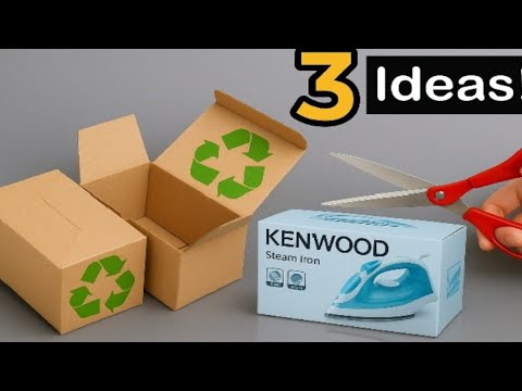 3 Incredible ideas you won't believe that are made from waste box 