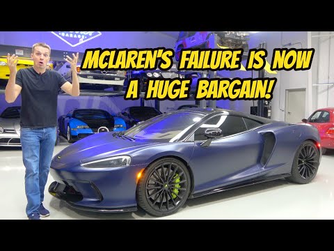 The McLaren GT was a major sales failure, and it's now depreciating rapidly!