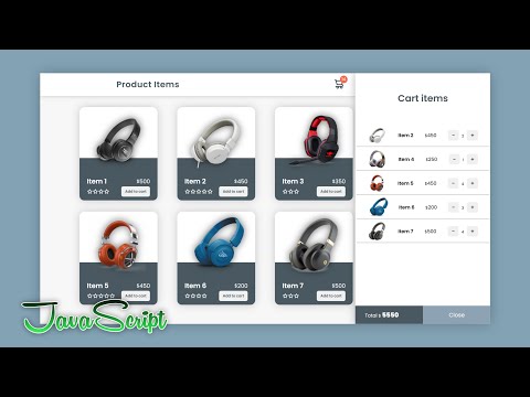 Create Add To Cart functionality using Html CSS and JavaScript