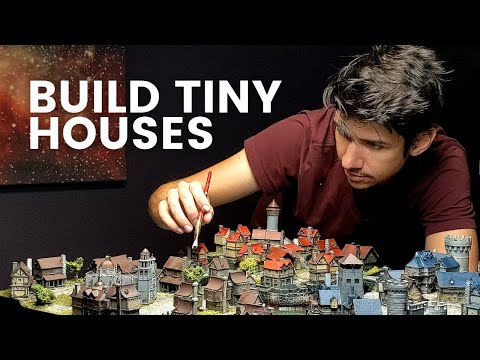 3D Printing an ENTIRE Medieval City (Miniature Diorama)
