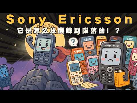【消失的辉煌】曾称王的手机，怎么没了？Sony Ericsson手机是怎么陨落的！？
