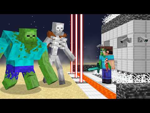 Mutant Creatures vs Most Secure Minecraft House