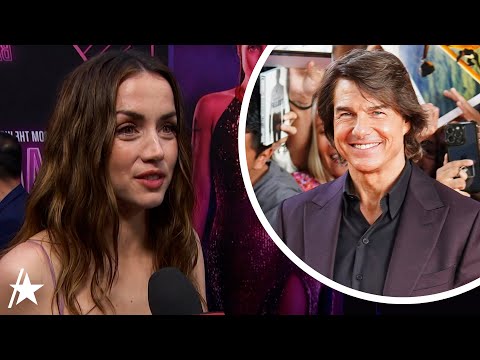 Ana de Armas Says It’s ‘Really Amazing’ To Be Working With Tom Cruise