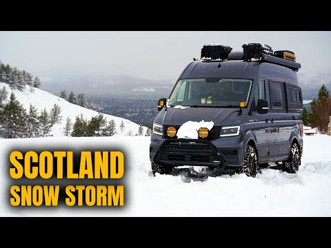 Scotland’s Snow Gates CLOSED | Surviving a Sub-Zero Cairngorms Snow Storm