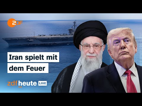 Iranische Provokation gegen US-Kriegsschiff – Was steckt dahinter? | ZDFheute Live