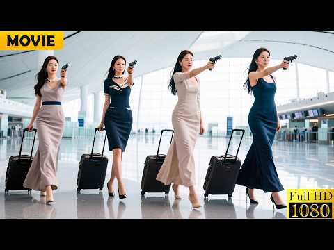 Police Beauties Disguis as Flight Attendant Sneaked Into a Luxury Party to Attack Terrorists!