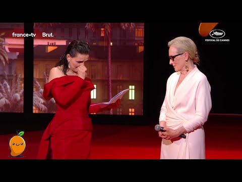 Juliette Binoche's Tearful Tribute to Meryl Streep at Cannes | Palme d'Or Honour Award (Full Speech)