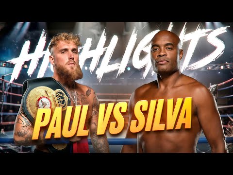 Boxing Showdown! Jake Paul (USA) vs Anderson Silva (BRAZIL) | Fight Highlights
