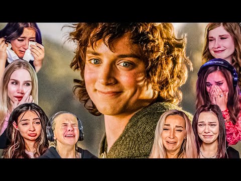 TOP FEMALE "EMOTIONAL ENDING" Reactions! Lord of the Rings The Return of the King Movie Reaction