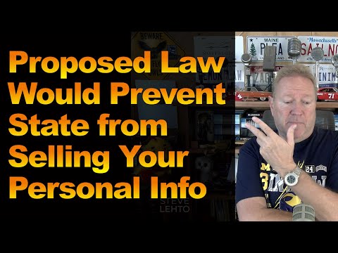 Proposed Law Would Prevent State from Selling Your Personal Info
