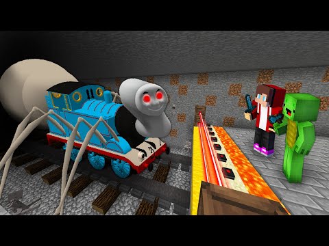 We Found Longest Cursed Thomas Tunnel at Night in Minecraft!