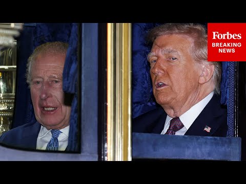WATCH: President Trump Takes A Carriage Ride With King Charles III