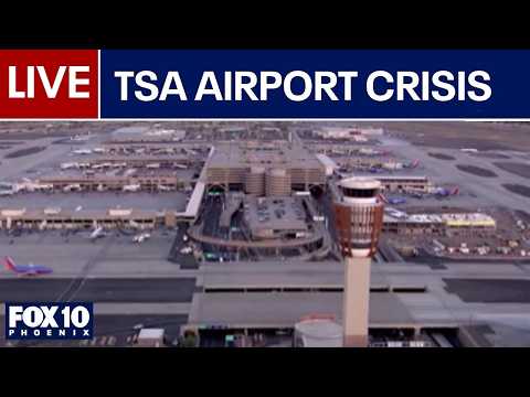🔴LIVE: Thousands of TSA workers without pay | FOX 10 Phoenix