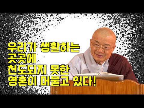 우리가 생활하는 곳곳에 천도되지 못한 영혼이 머물고 있다!