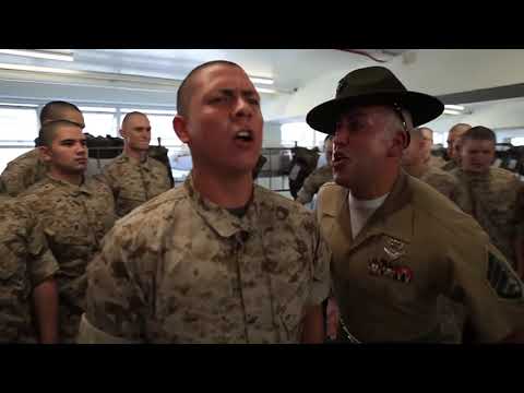 Marine Drill Instructors DESTROYING Recruits