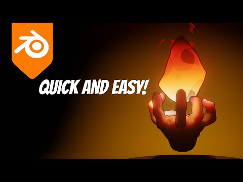 How to make Stylized Fire - Blender Stylized VFX Tutorial