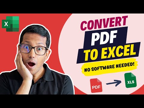 Import Data from PDF to Excel Tables Using Power Query (Quick and Easy)