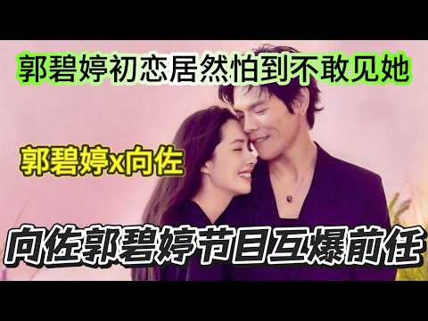 郭碧婷自曝前任怕到不敢见她,郭碧婷向佐互聊前任酸味弥漫#郭碧婷#向佐