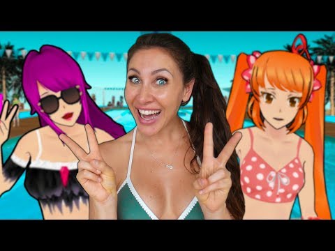 Es ist Zeit für eine Abkühlung! Yandere Pool Party!