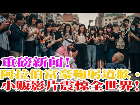 阿拉伯億萬富翁在杜拜老市場向販售芋圓豆花的台灣女孩低頭道歉——影片在全球瘋傳，引發巨大震撼……
