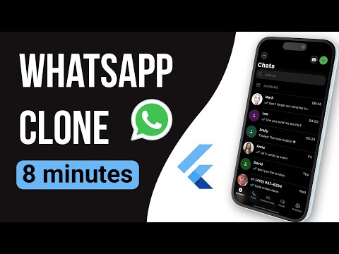 Build a WhatsApp Clone in 8 Minutes With Flutter!