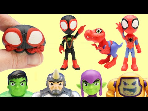 Spidey And His Amazing Friends Ultimate Superhero Adventures | 1 Hour Superhero Toy Videos For Kids