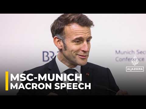 Macron at MSC: We must still face an aggressive Russia even if Ukraine war ends