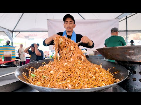 매일 10만 명이 찾는 역대급 동남아 시장, 대왕 볶음면, 대왕 볶음밥, 숯불 치킨, 치킨 라이스, 과일 주스, Amazing The Best Asian Market Food