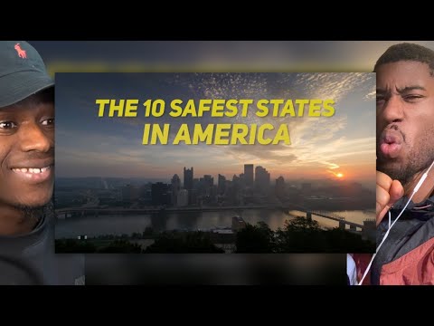 🇬🇧BRITS REACTS TO - The 10 Safest States In America!!🔥