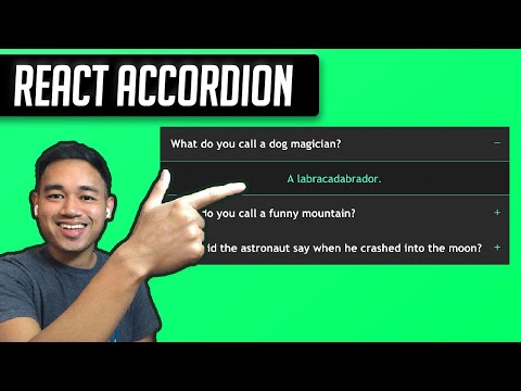Build a React Accordion Component Dropdown from Scratch