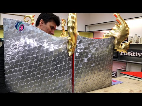 Amazing Chest of Drawers made of Epoxy wood and Aluminum!