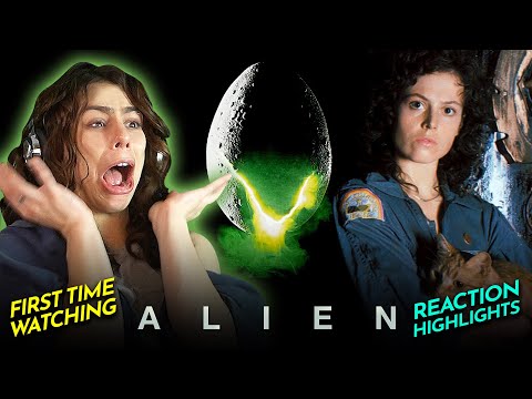 Leia freaked out by ALIEN (1979) Movie Reaction FIRST TIME WATCHING