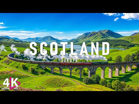 Scotland 4K : A Journey Through Majestic Landscapes on a Historic Steam Train