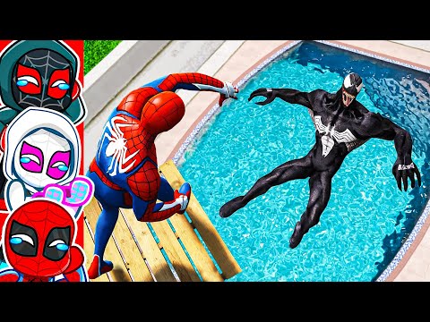 Iron SPIDERMAN Vs Evil Venom Funniest Ragdoll Moments (Try Not To Laugh)