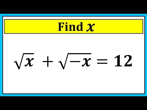 Nice Algebra Math Problem | Find the Value of X