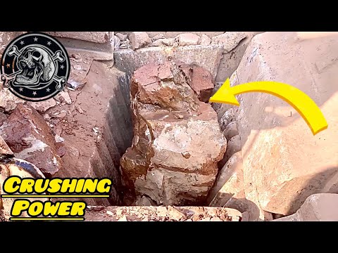 ASMR Giant Jaw Rock Stone Crushing-Soothing Sounds & Powerful Crushing. Sand crushing.#asmrvideos