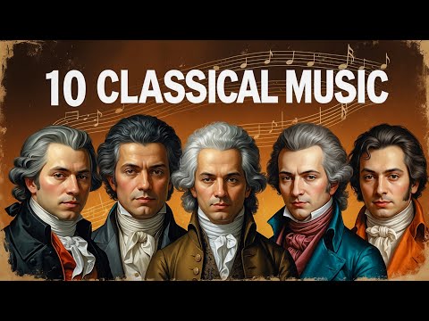 Top 10 best classical music in the world: Mozart, Beethoven, Chopin, Bach, Vivaldi, Paganini...